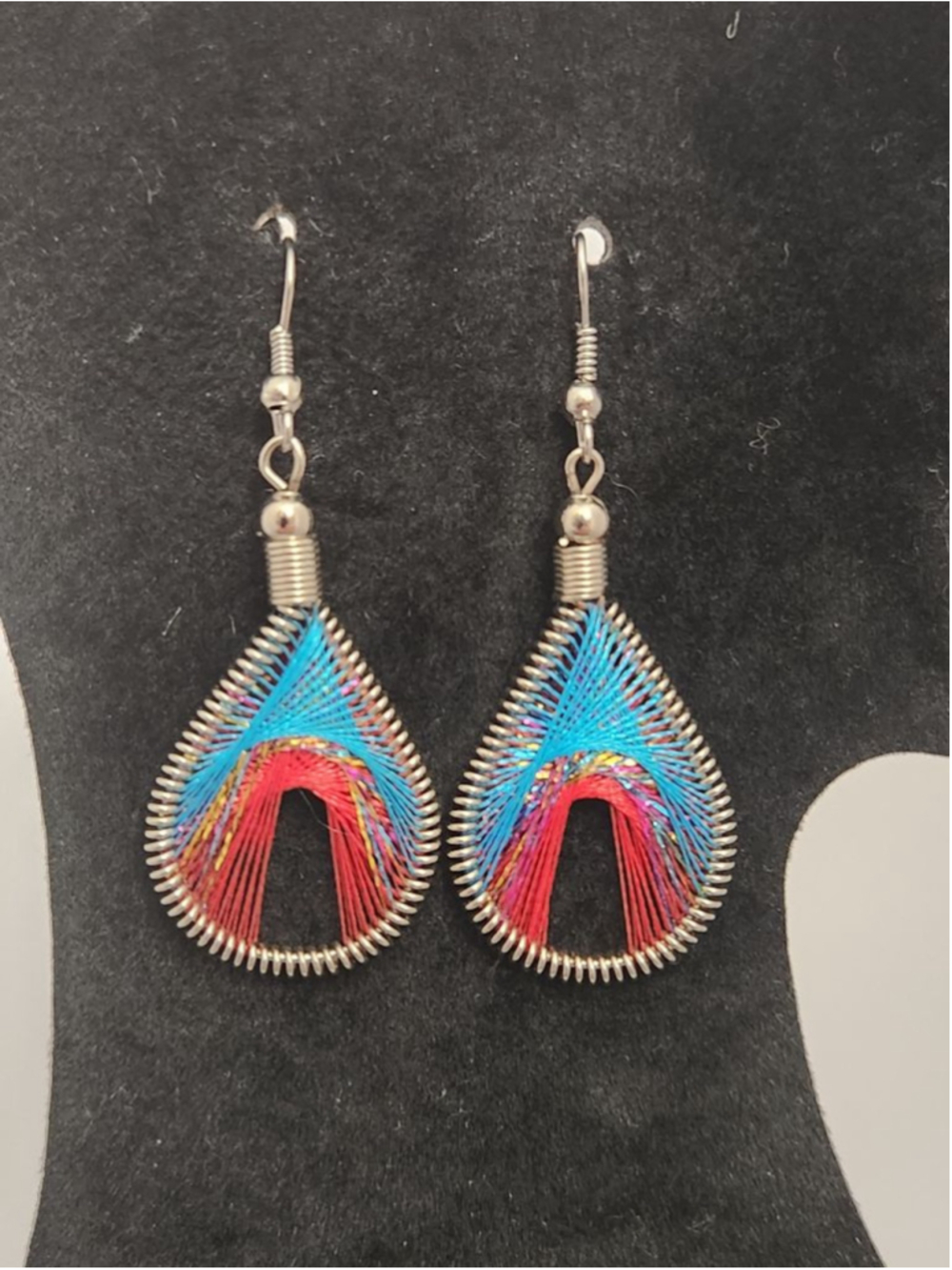 Handcrafted thread woven Spirit of Nature Earrings